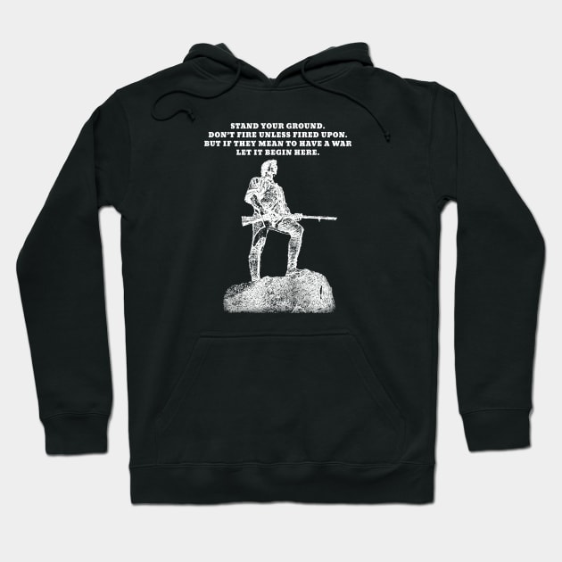 Stand Your Ground (Small Light Design) Hoodie by Aeriskate